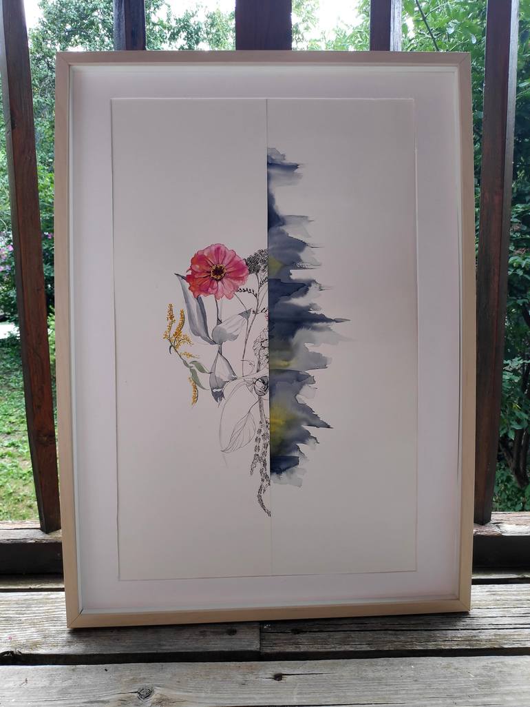 Original Figurative Botanic Painting by Isabelle Joubert