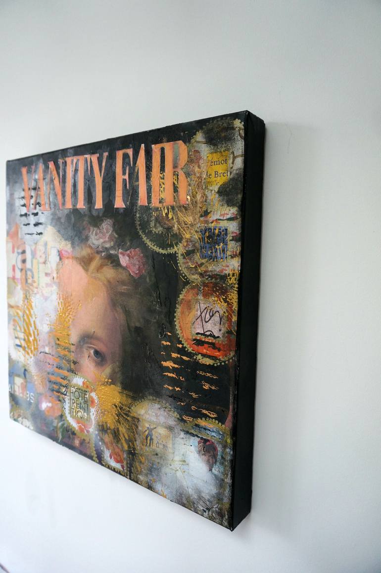 Original Conceptual Fashion Painting by Isabelle Joubert