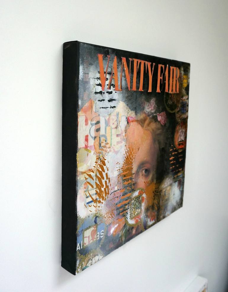 Original Conceptual Fashion Painting by Isabelle Joubert