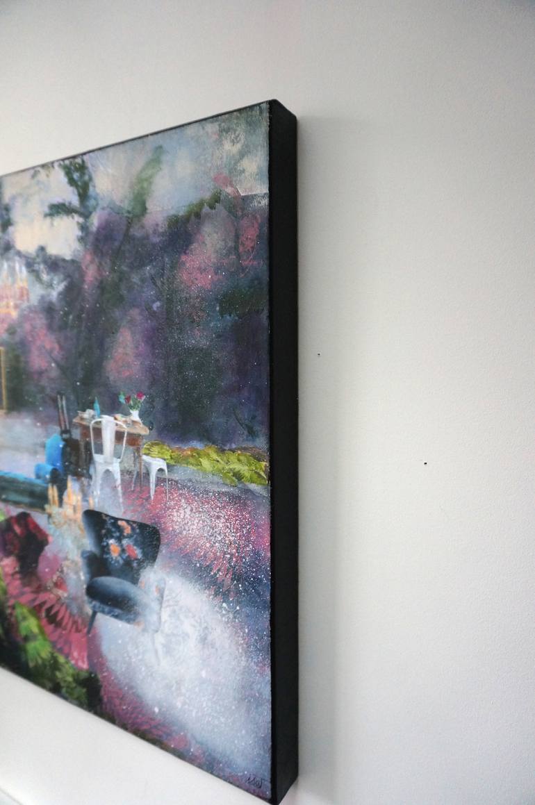 Original Conceptual Nature Painting by Isabelle Joubert