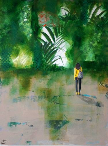 Print of Figurative Landscape Collage by Isabelle Joubert