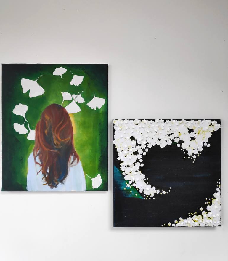 Original Figurative People Painting by Isabelle Joubert