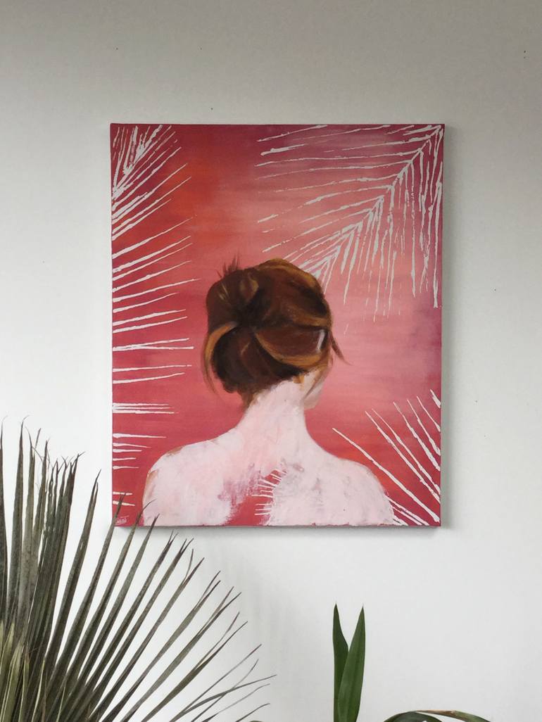 Original Portrait Painting by Isabelle Joubert