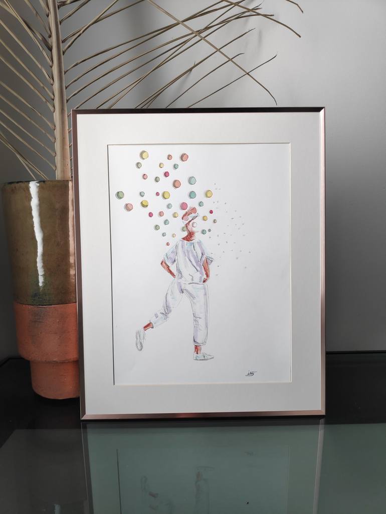 Original Figurative Fashion Drawing by Isabelle Joubert