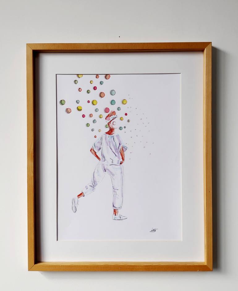 Original Figurative Fashion Drawing by Isabelle Joubert