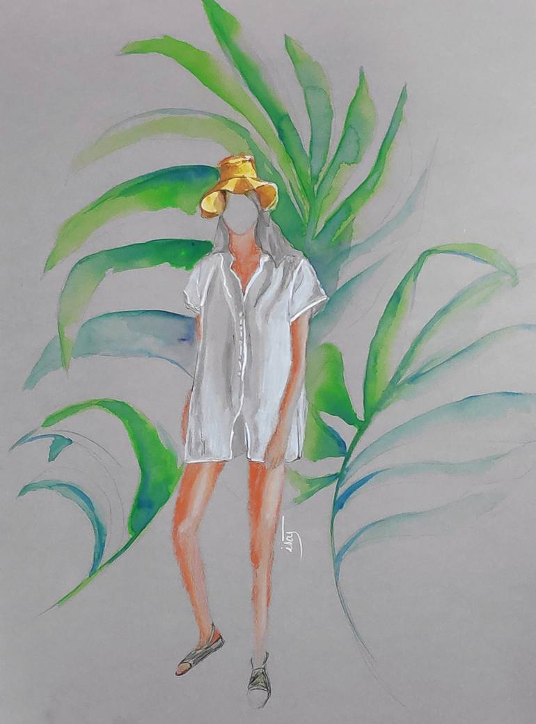 Print of Figurative Garden Drawings by Isabelle Joubert