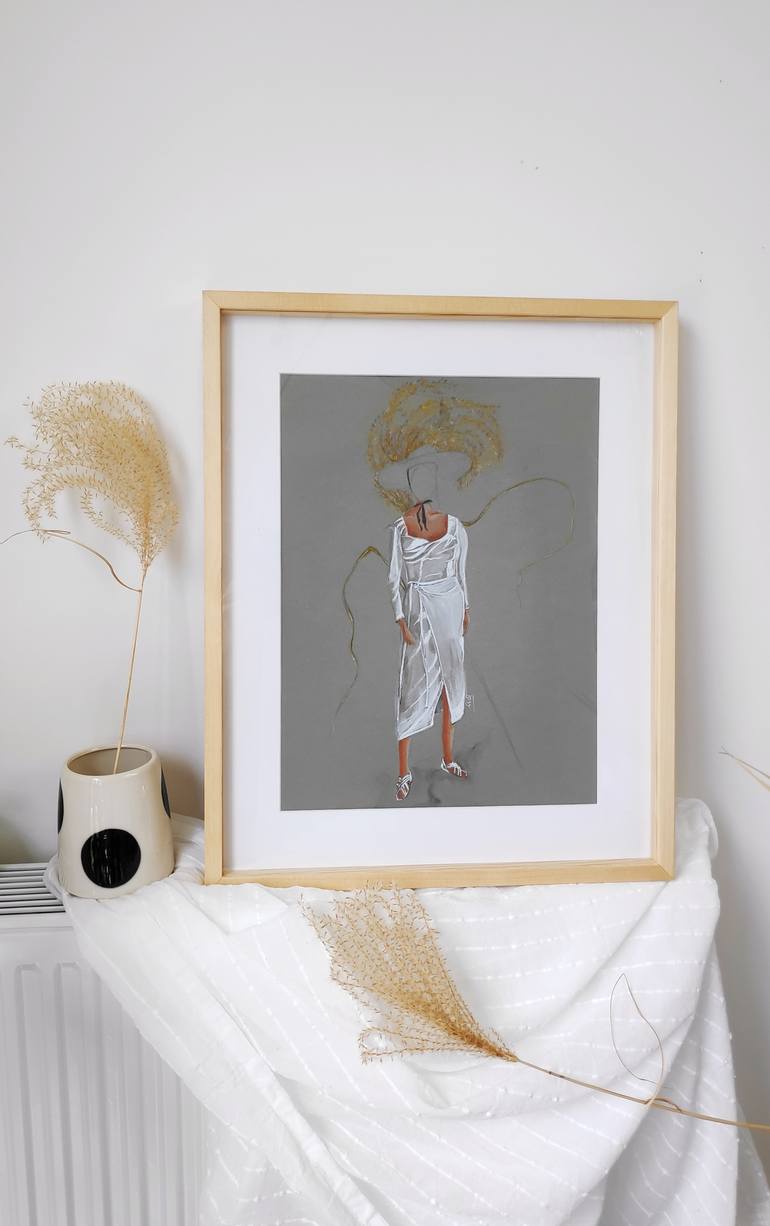 Original Fashion Painting by Isabelle Joubert