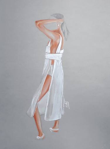 Print of Figurative Fashion Drawings by Isabelle Joubert