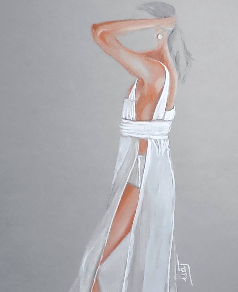Original Figurative Fashion Drawing by Isabelle Joubert