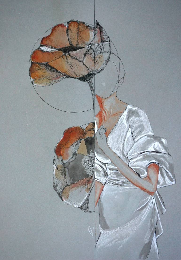 Print of Figurative Portrait Drawings by Isabelle Joubert