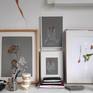 framed in the studio