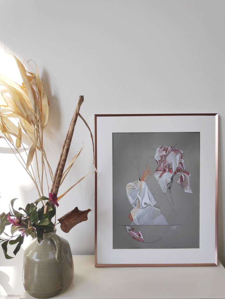 Original Still Life Drawing by Isabelle Joubert