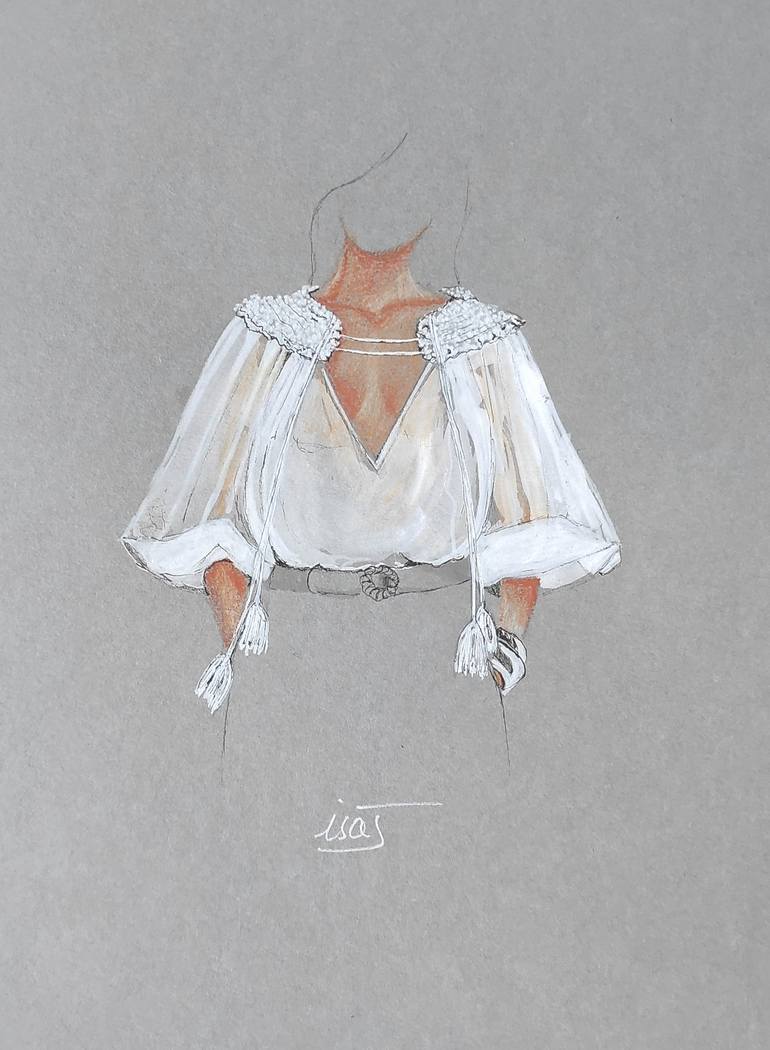 Print of Figurative Fashion Drawings by Isabelle Joubert