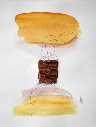 Print of Contemporary Abstract Mixed Media by Isabelle Joubert