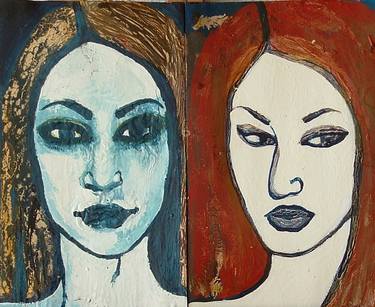 Print of Expressionism Portrait Paintings by Sofia Cravo
