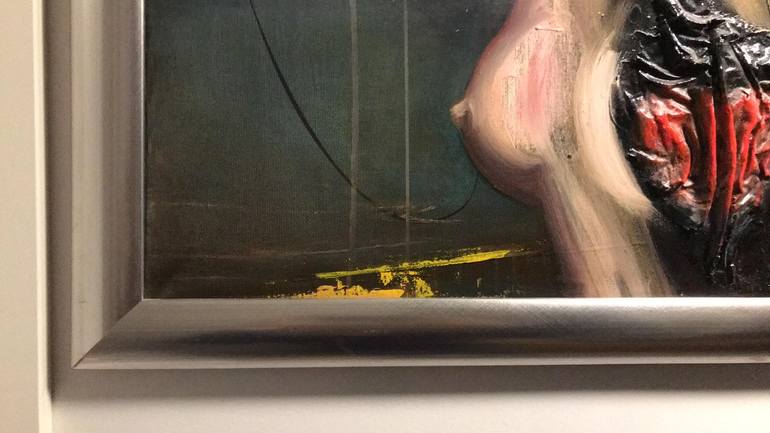 Original Surrealism Love Painting by Christo Kuzmanov