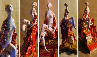 Original World Culture Sculpture by Yulia Luchkina