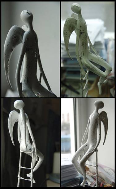 Original Art Deco World Culture Sculpture by Yulia Luchkina