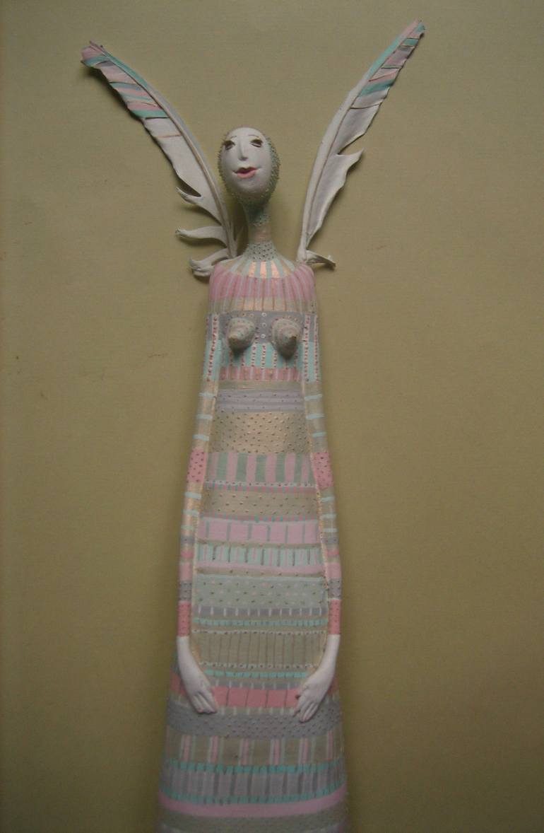 Original World Culture Sculpture by Yulia Luchkina