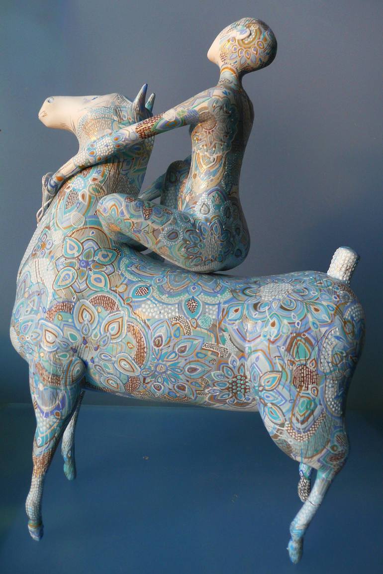 Original Horse Sculpture by Yulia Luchkina