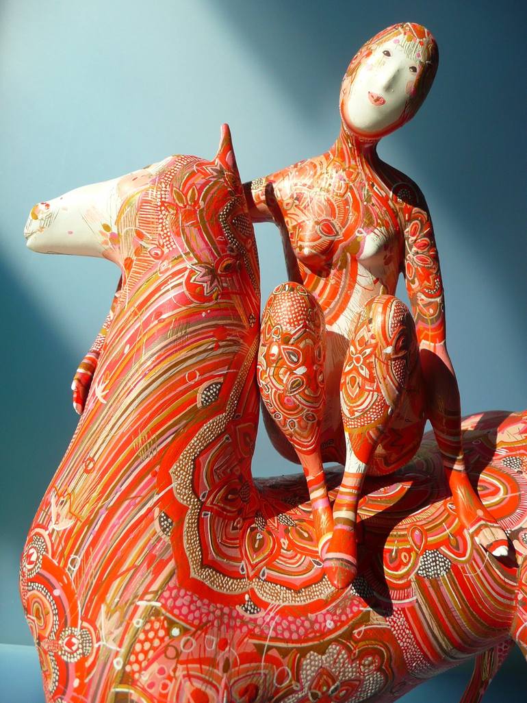 Original Horse Sculpture by Yulia Luchkina