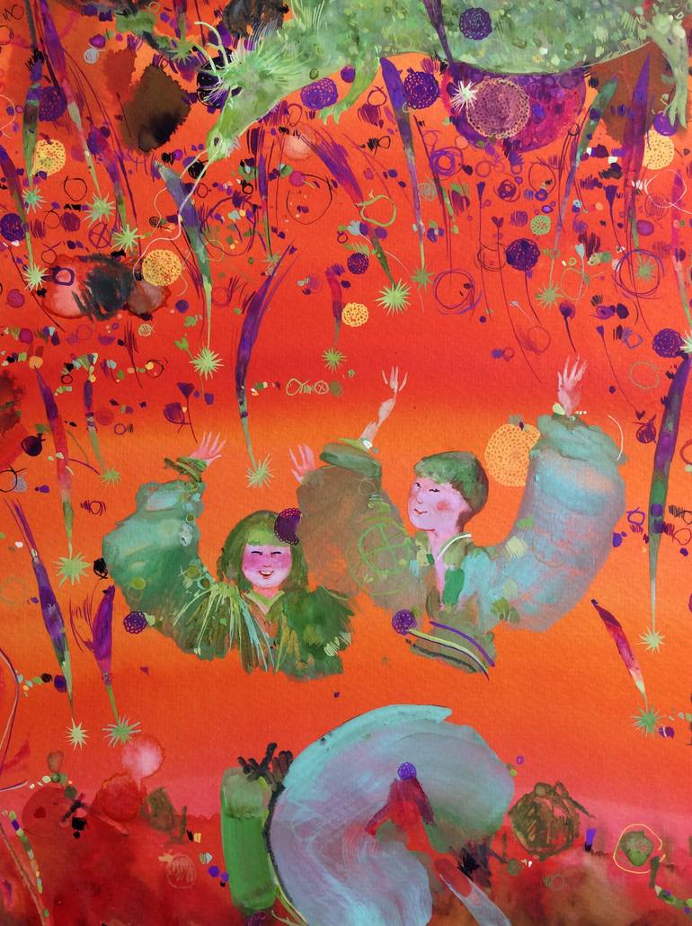 Original Children Painting by Yulia Luchkina