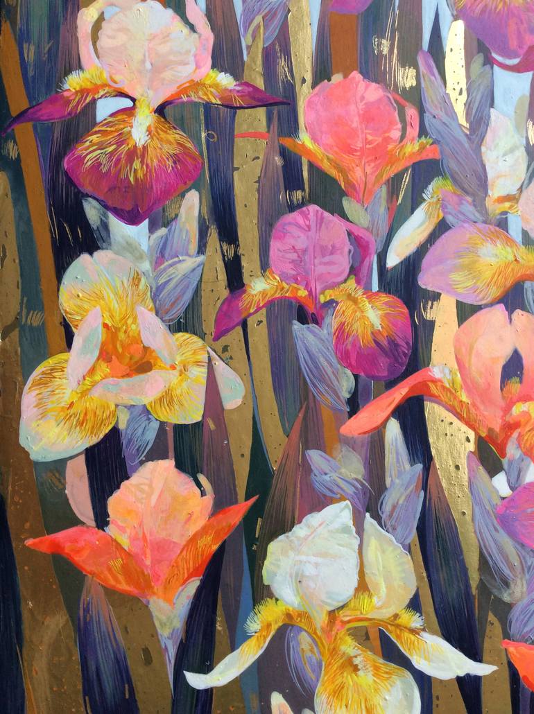 Original Floral Painting by Yulia Luchkina