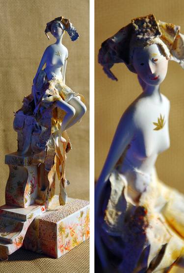 Original World Culture Sculpture by Yulia Luchkina