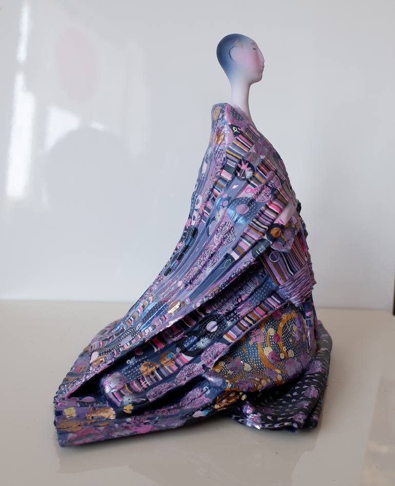 Original Art Deco Men Sculpture by Yulia Luchkina