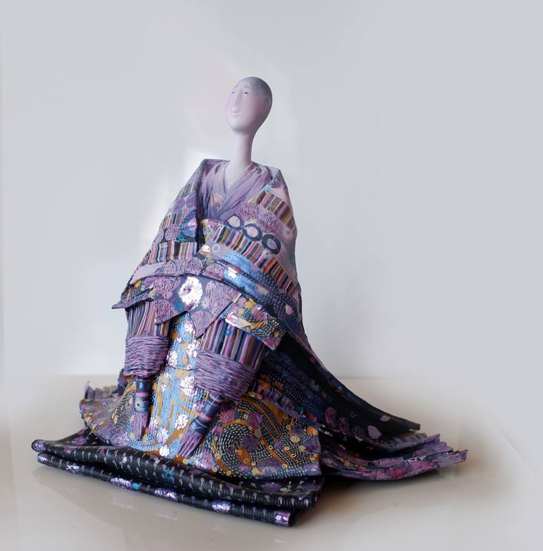 Original Art Deco Men Sculpture by Yulia Luchkina