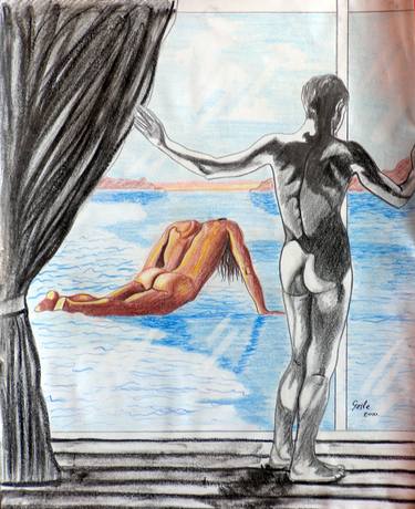 Original Fine Art Erotic Paintings by Zoltan Gerliczki