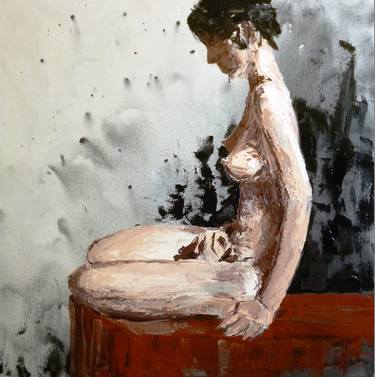 Original Impressionism Nude Paintings by Carlos Printe