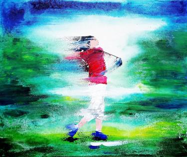 Original Impressionism Sports Paintings by Carlos Printe