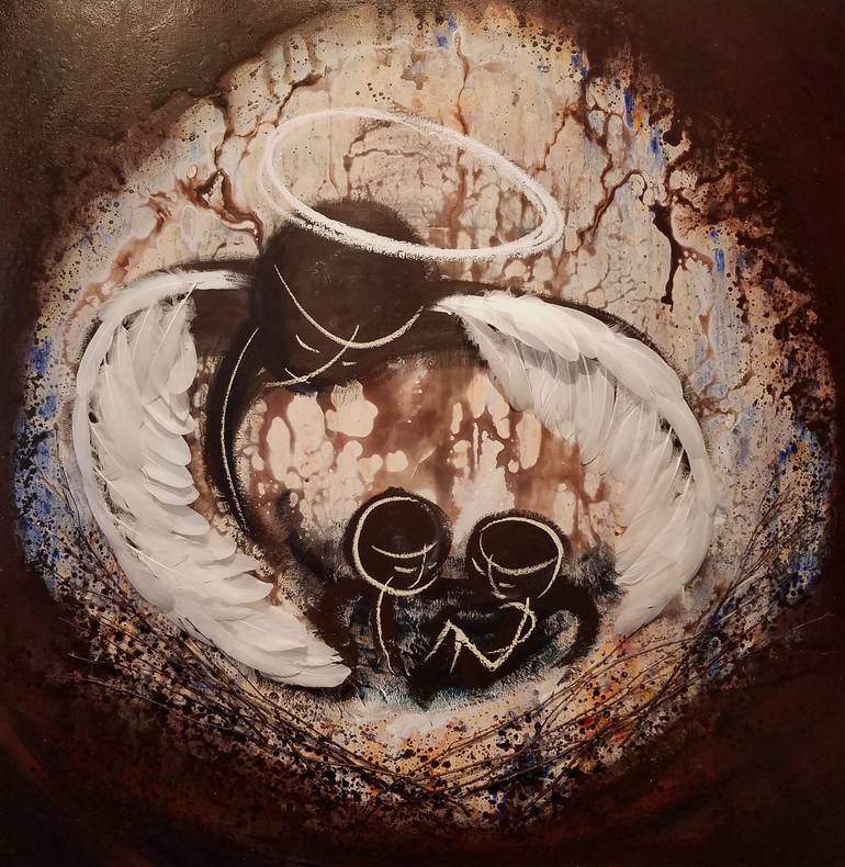 Original Abstract Love Paintings by Carlos Printe