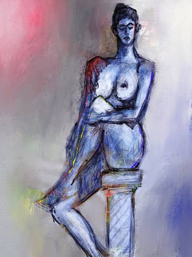 Print of Figurative Nude Paintings by Jean Carlo Sandy