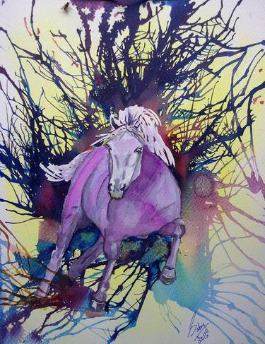 Original Animal Painting by Saby Walia