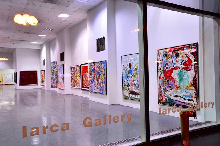 Original Abstract Men Painting by Iarca Gallery