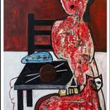 Woman Knitting by Iarca Gallery