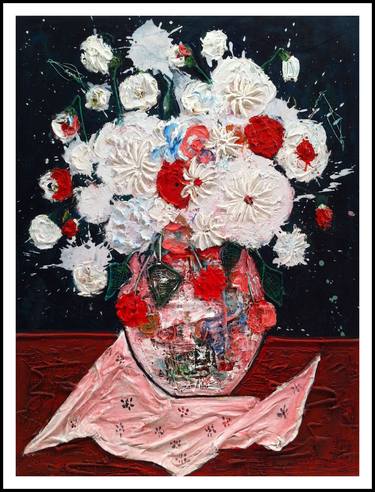 Print of Modern Floral Paintings by Iarca Gallery