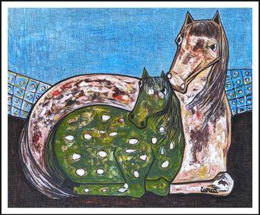 Original Abstract Animal Paintings by Iarca Gallery