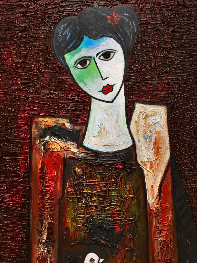Original Abstract Women Painting by Iarca Gallery