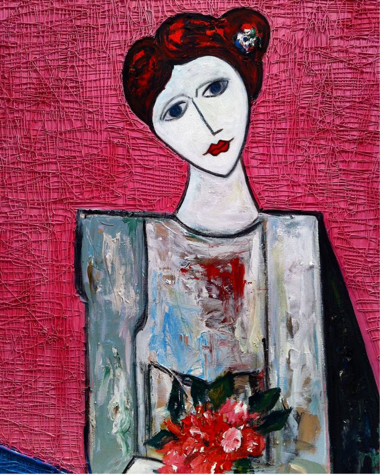 Original Abstract Women Painting by Iarca Gallery