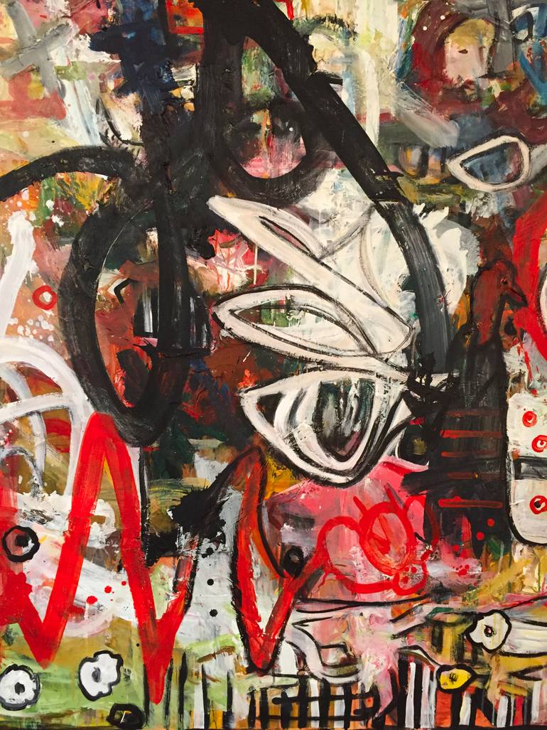 Original Abstract Graffiti Painting by Iarca Gallery