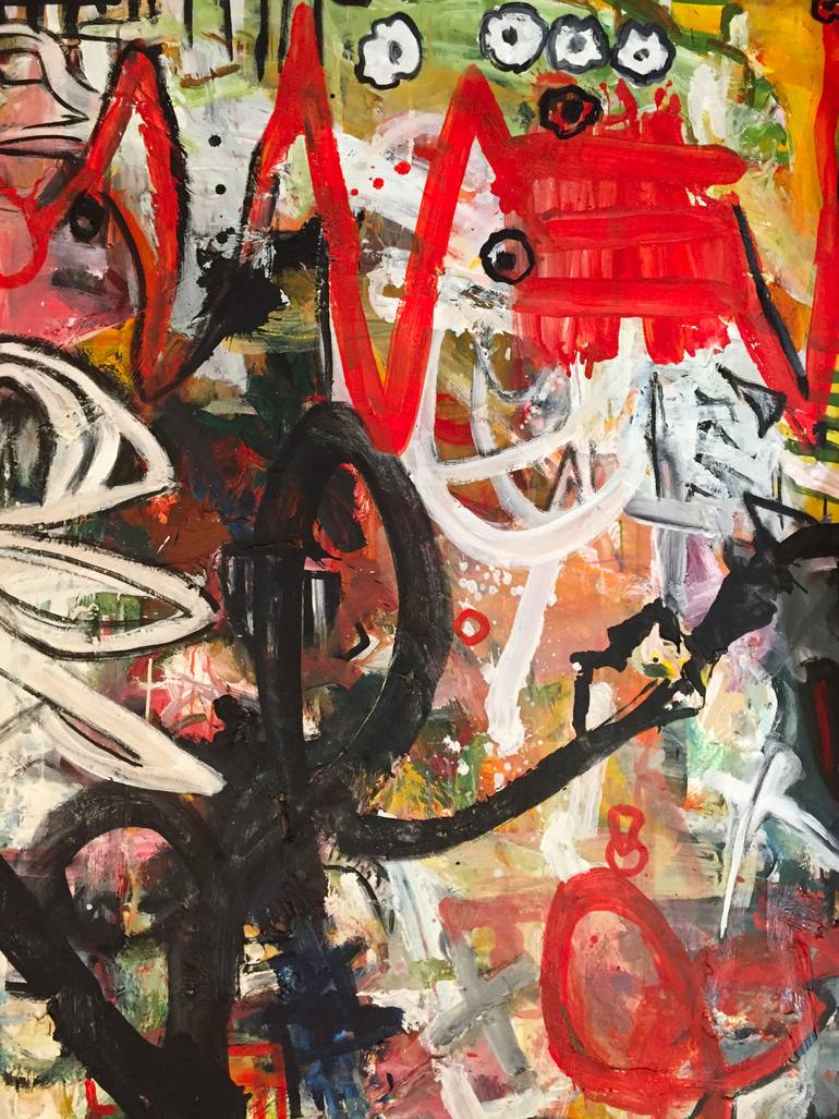 Original Abstract Graffiti Painting by Iarca Gallery