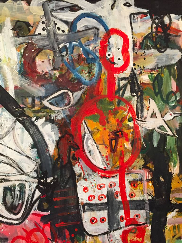 Original Abstract Graffiti Painting by Iarca Gallery