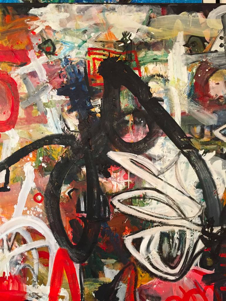 Original Abstract Graffiti Painting by Iarca Gallery