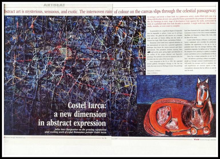 Original Art Deco Abstract Painting by Iarca Gallery