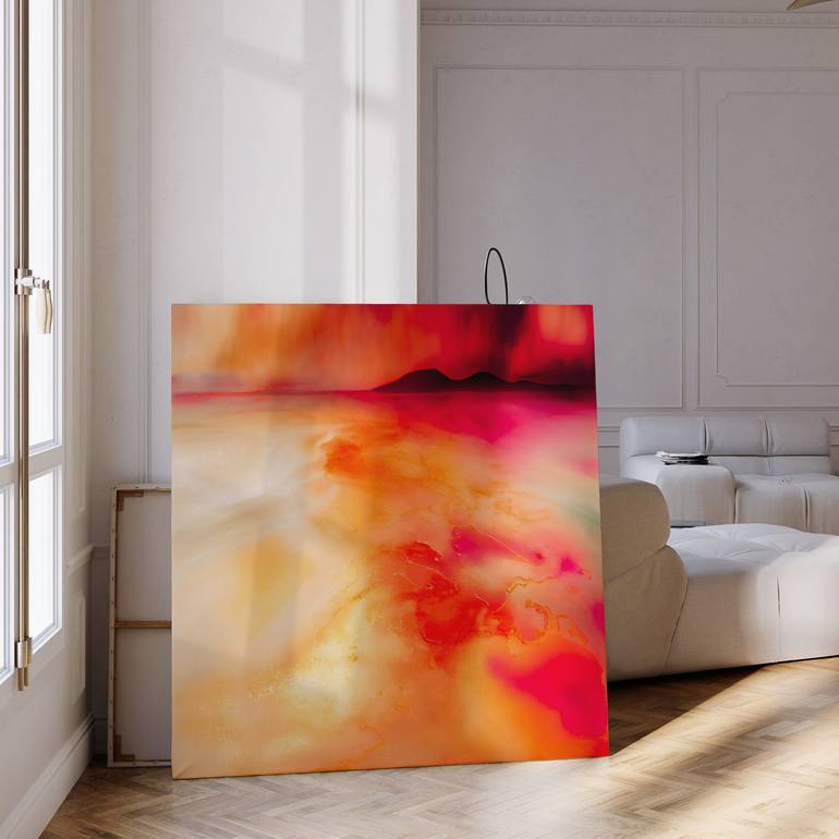 Original Abstract Landscape Digital by Lynne Douglas
