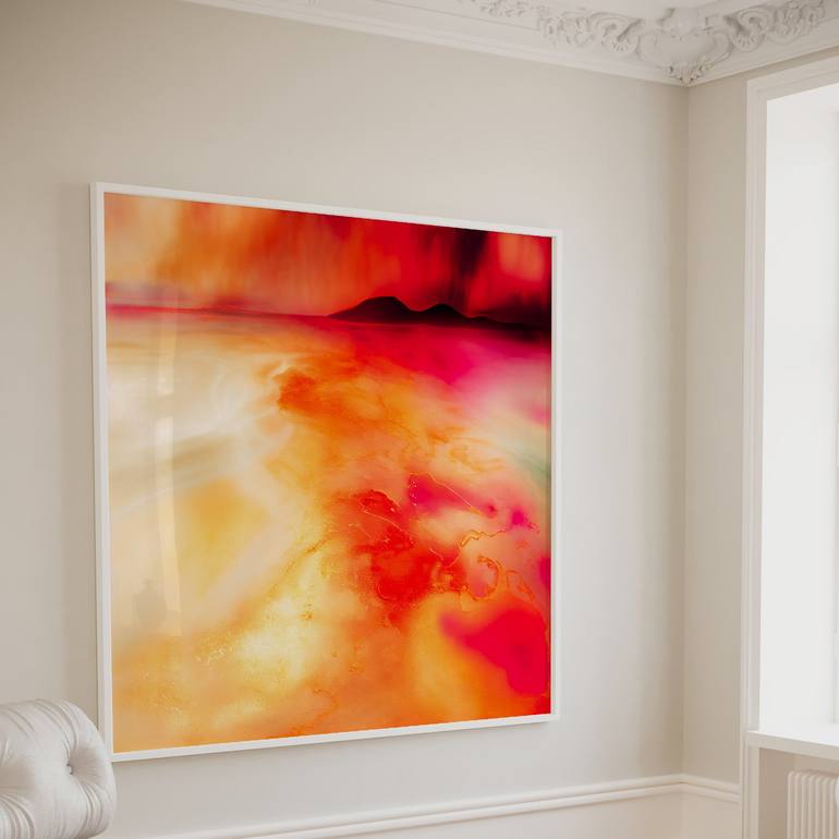 Original Abstract Landscape Digital by Lynne Douglas