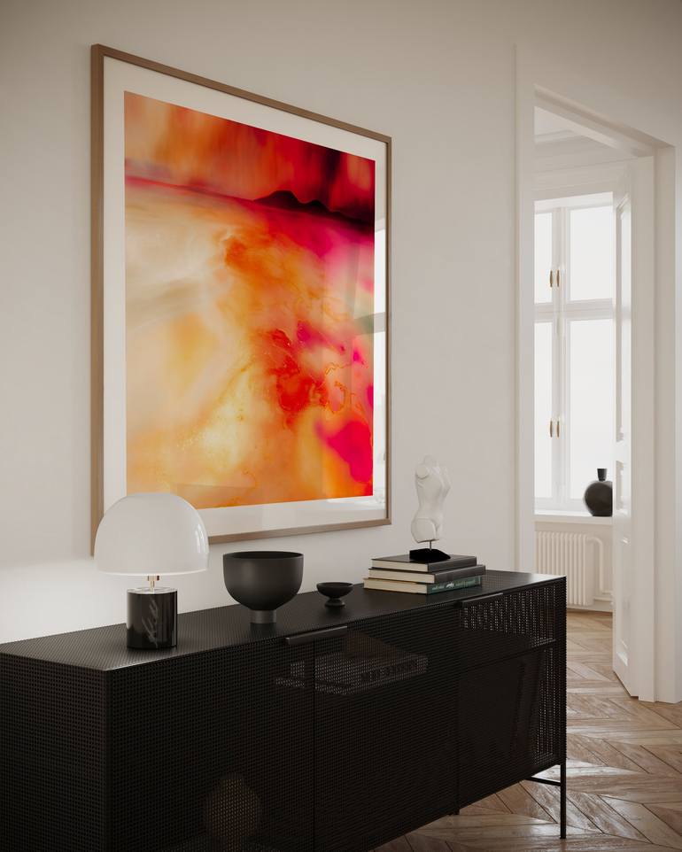 Original Abstract Landscape Digital by Lynne Douglas